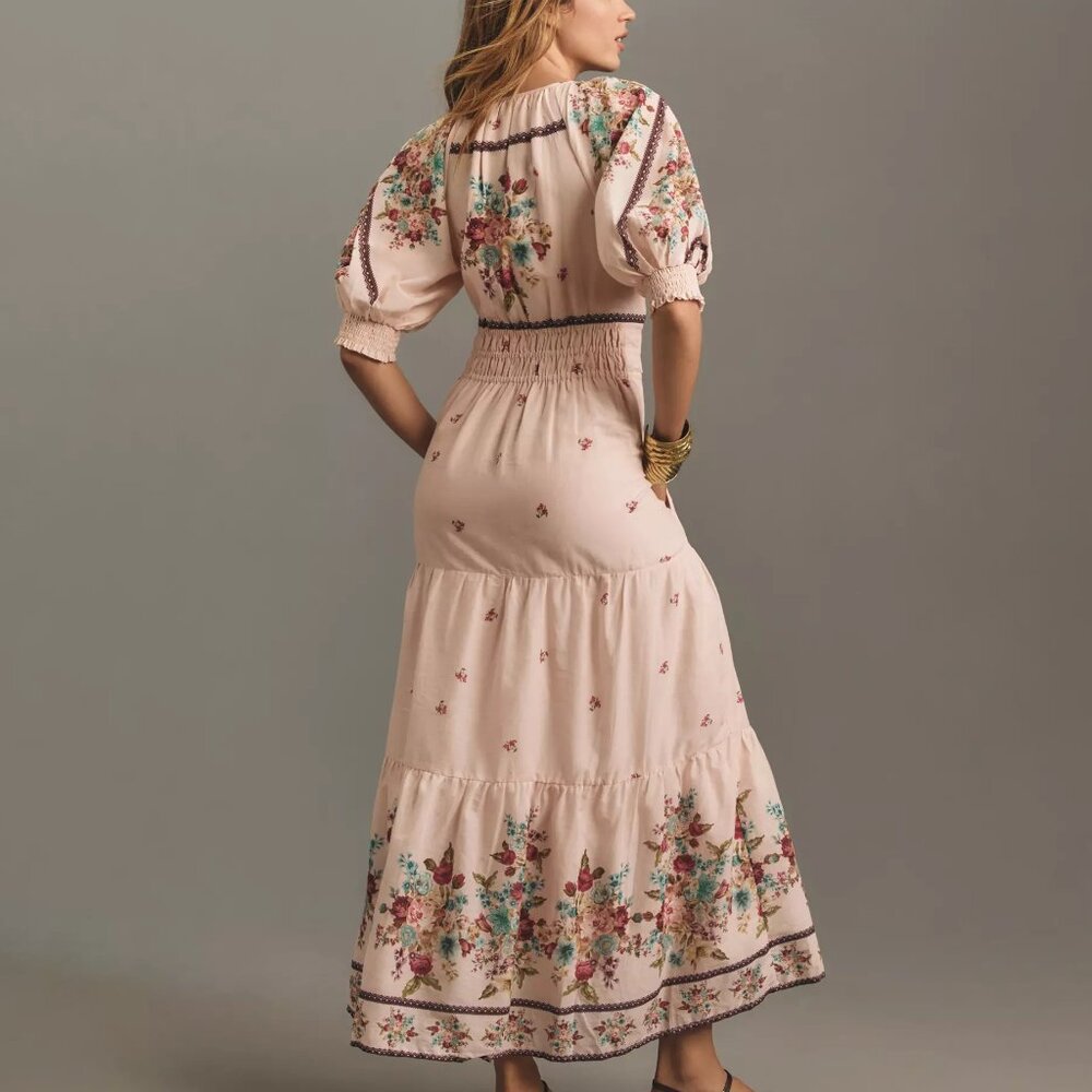 Anthropologie The Somerset Maxi Dress: Puff-Sleeve Edition - Picture 3 of 8